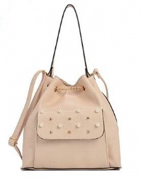 bucket bag with pearls